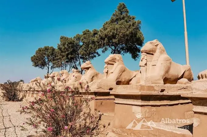 Avenue of Sphinxes at Karnak Temple in Luxor
