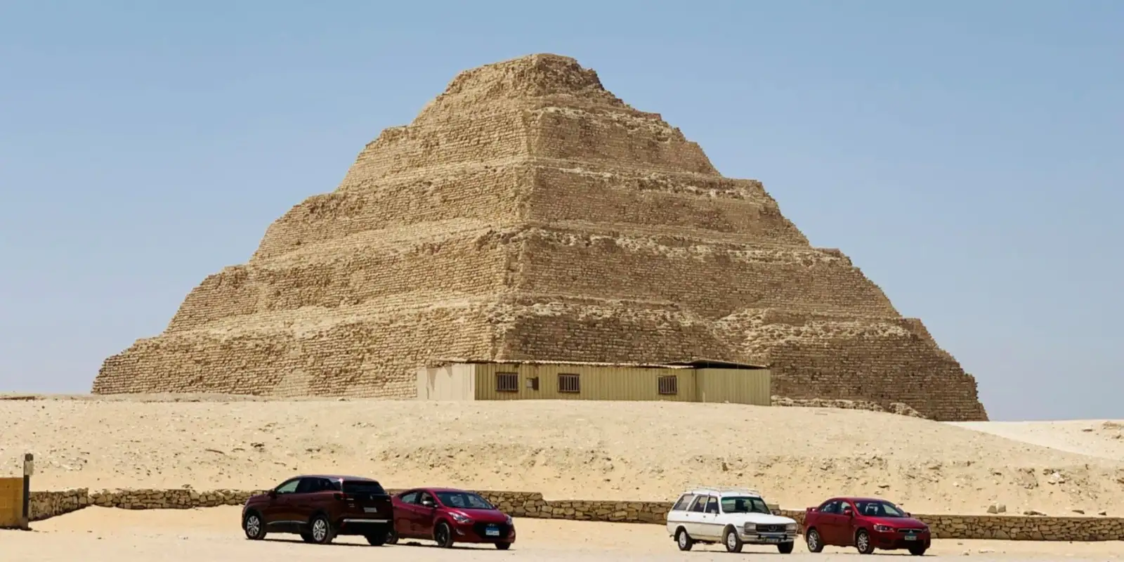 Step Pyramid of Djoser at Saqqara near Cairo
