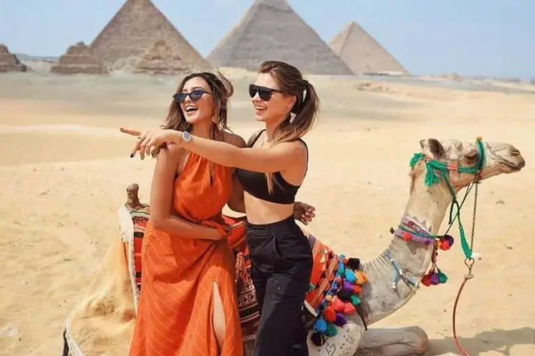 Private Giza Pyramids experience during an Egypt honeymoon