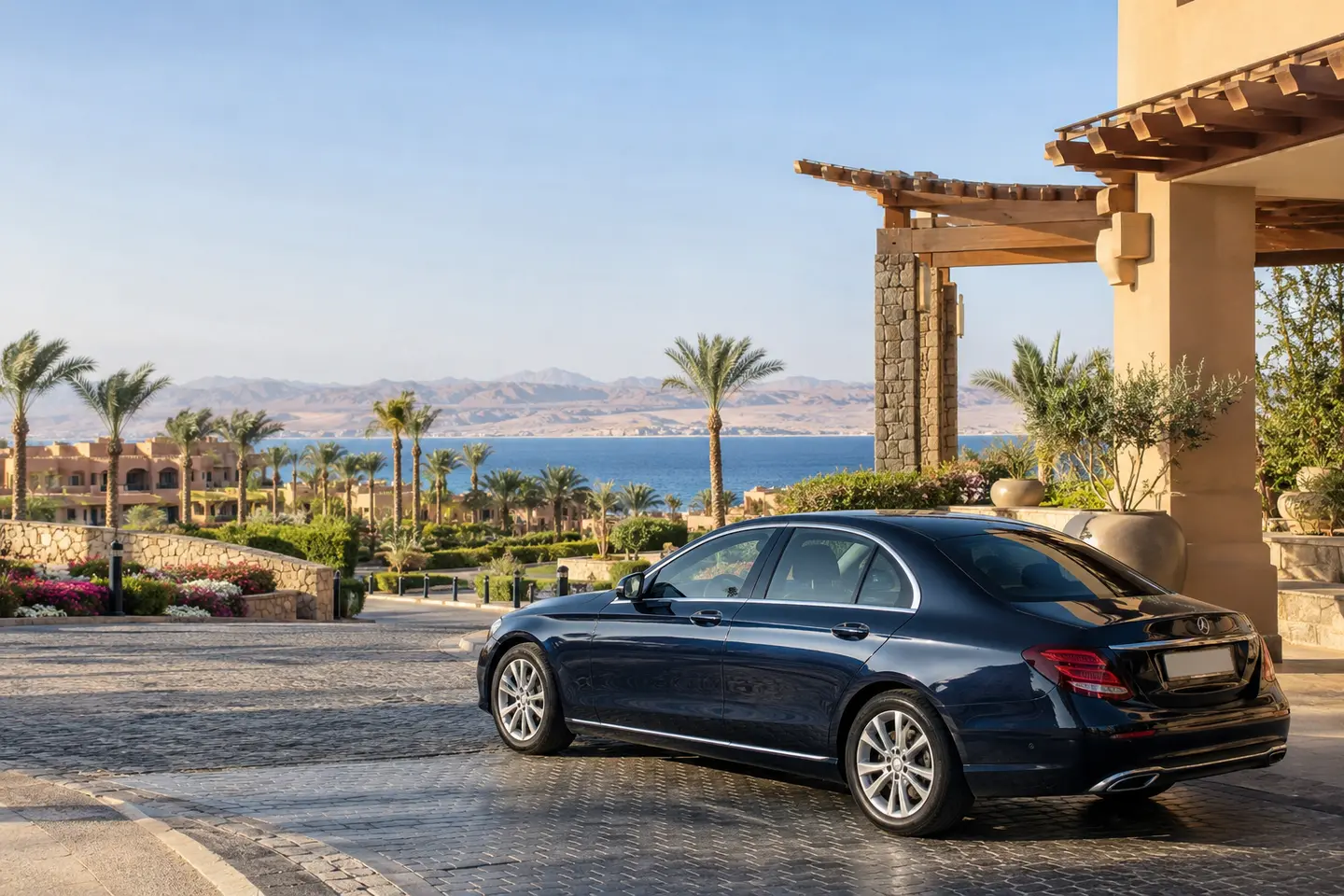 Private Hurghada Airport transfer vehicle to Makadi Bay