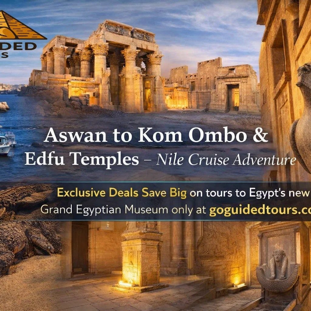 Aswan to Kom Ombo & Edfu Temples – Nile Cruise Adventure