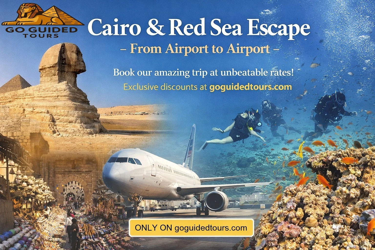 Cairo & Red Sea Escape – From Airport to Airport
