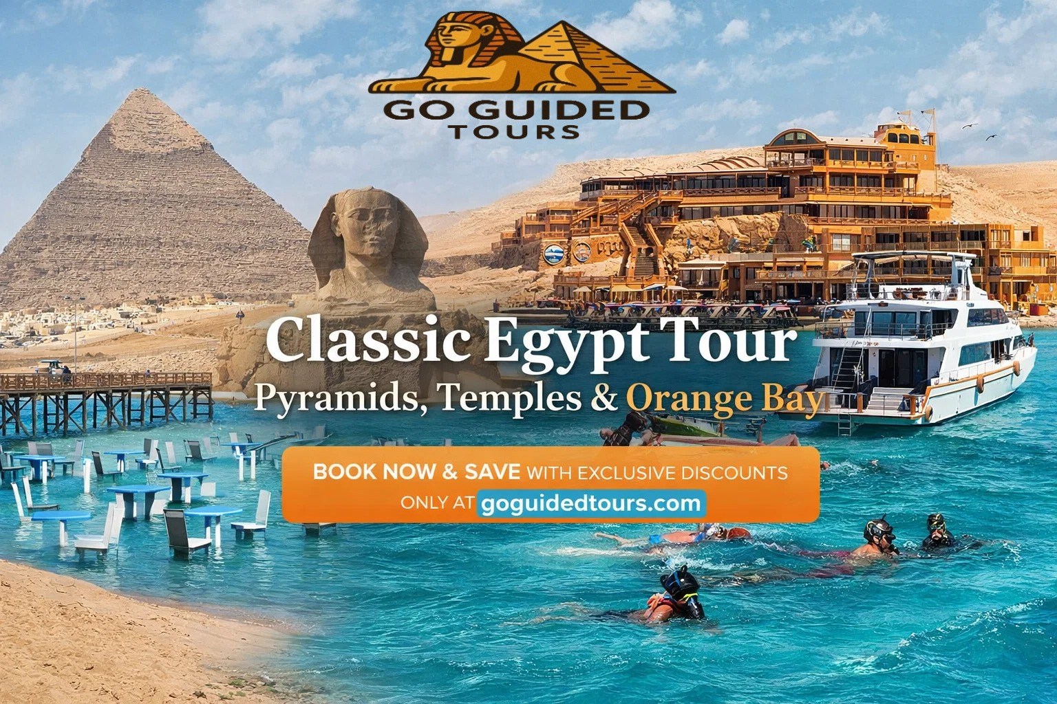 Classic Egypt Tour – Pyramids, Temples & Orange Bay