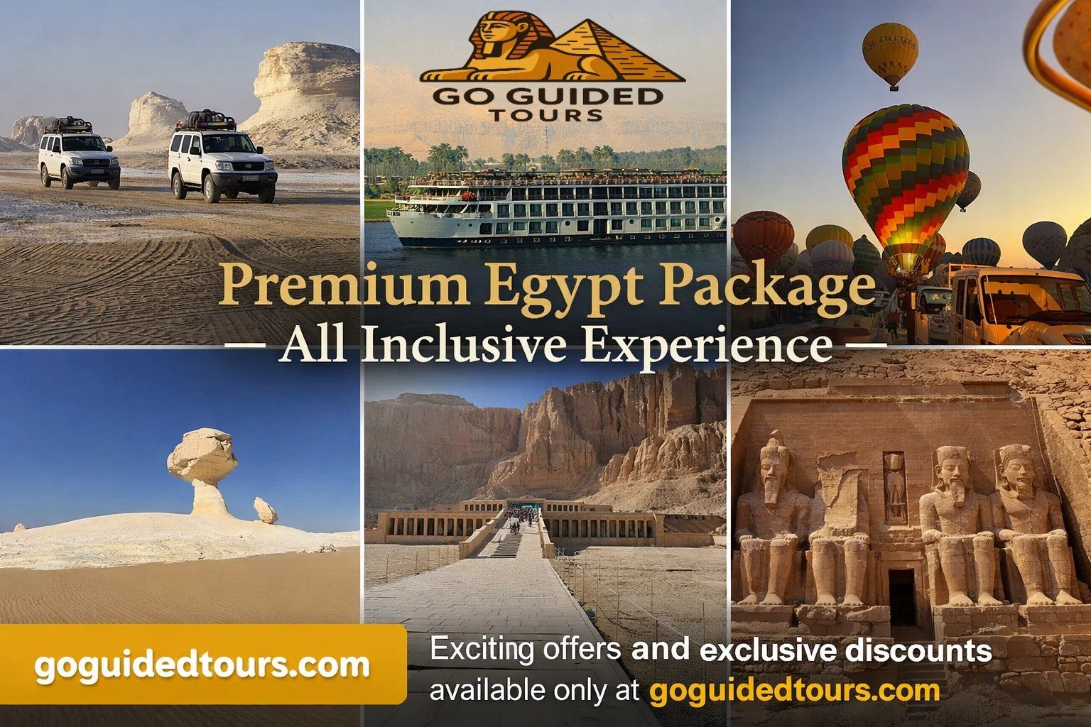 Premium Egypt Package – All Inclusive Experience