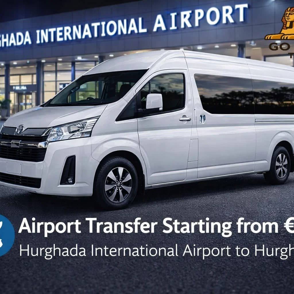 Airport Transfer Starting from €10 – Hurghada International Airport to Hurghada