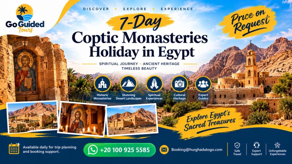 7-Day Coptic Monasteries Holiday in Egypt