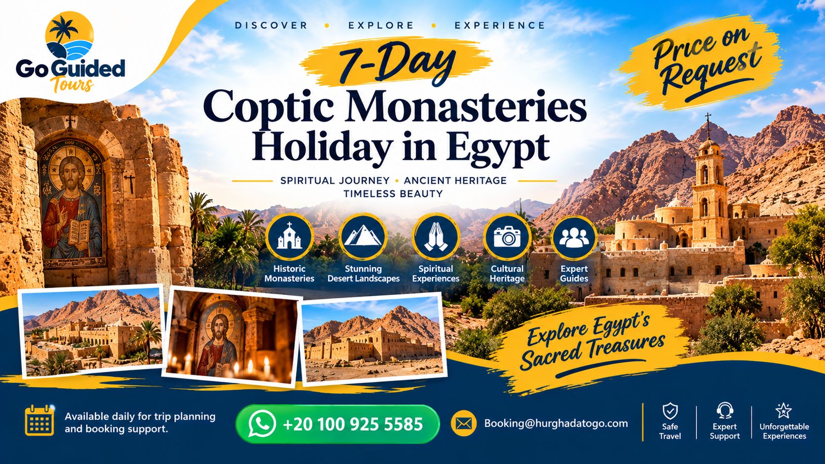 7-Day Coptic Monasteries Holiday in Egypt