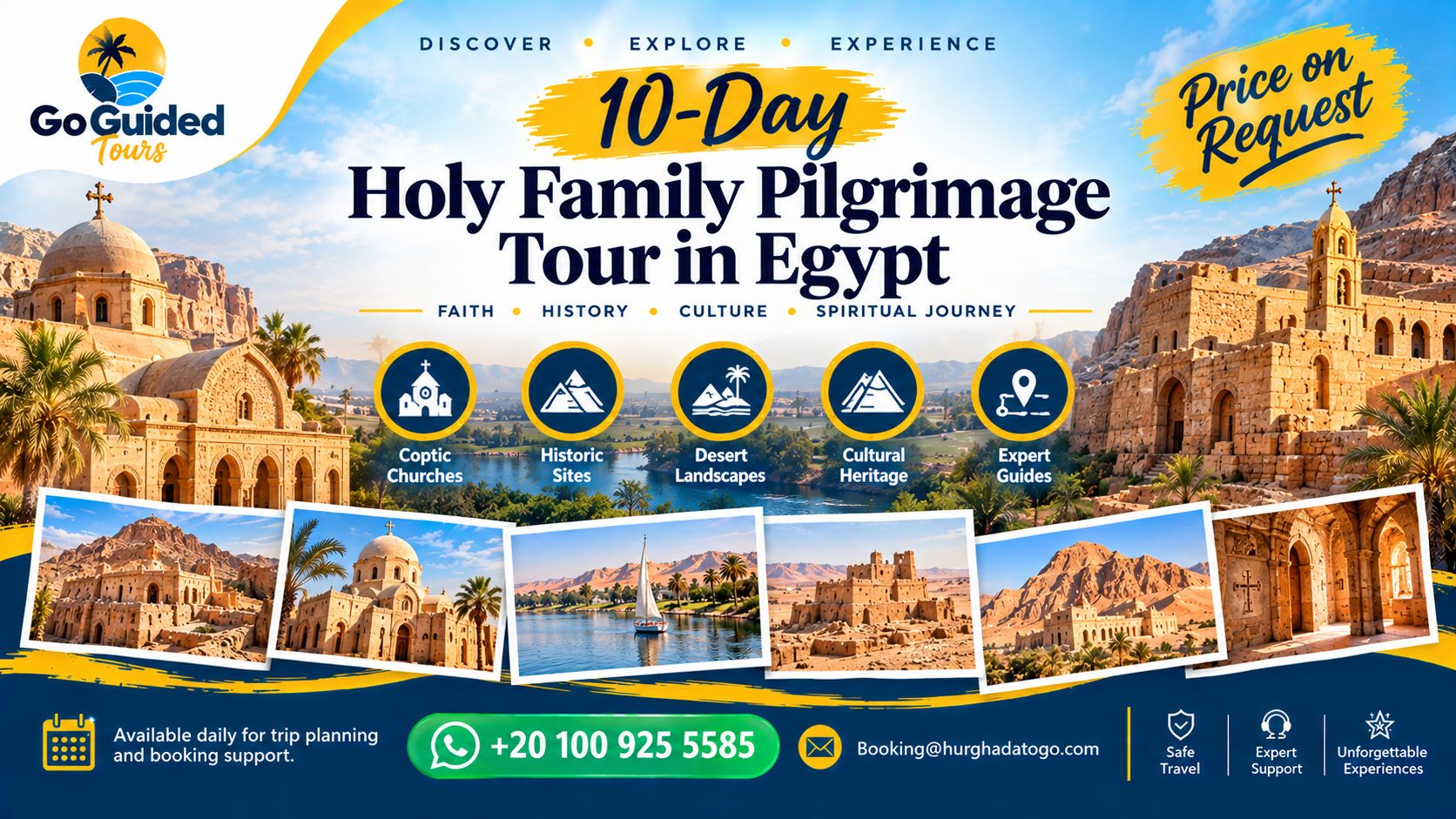 10-Day Holy Family Pilgrimage Tour in Egypt