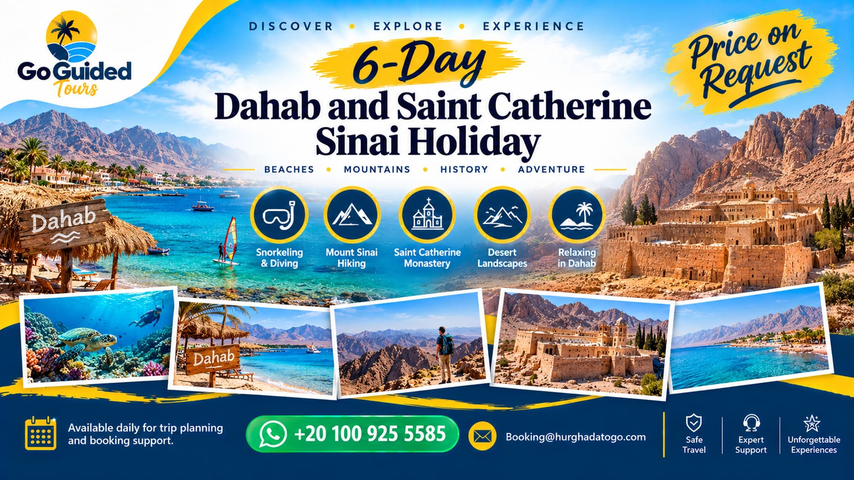 6-Day Dahab and Saint Catherine Sinai Holiday
